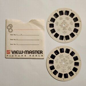 VINTAGE VIEW MASTER Reels x 2 CANADA Laurentian Mt. Area Victoria and Vicinity